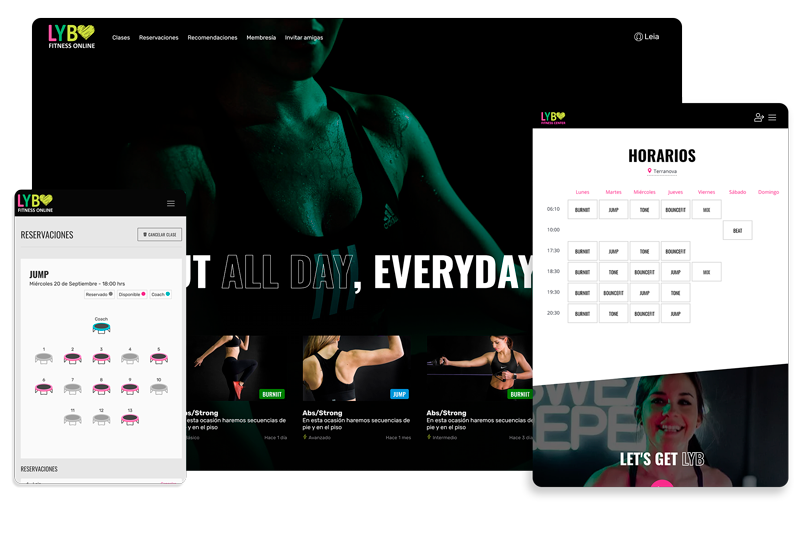 Servicio de Diseño UI/UX, Sitio web, Aplicación web para Love Your Body