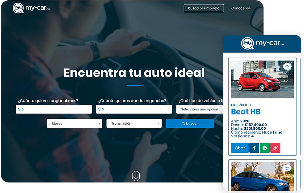 Servicio de Aplicación web, CRM para my-car.mx